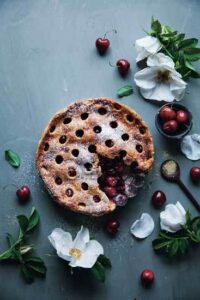 Cherry Pie with Almond Crust Recipe